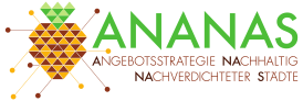 ANANAS - Angebotsstrategie NAchhaltig  NAchverdichteter Städte Logo